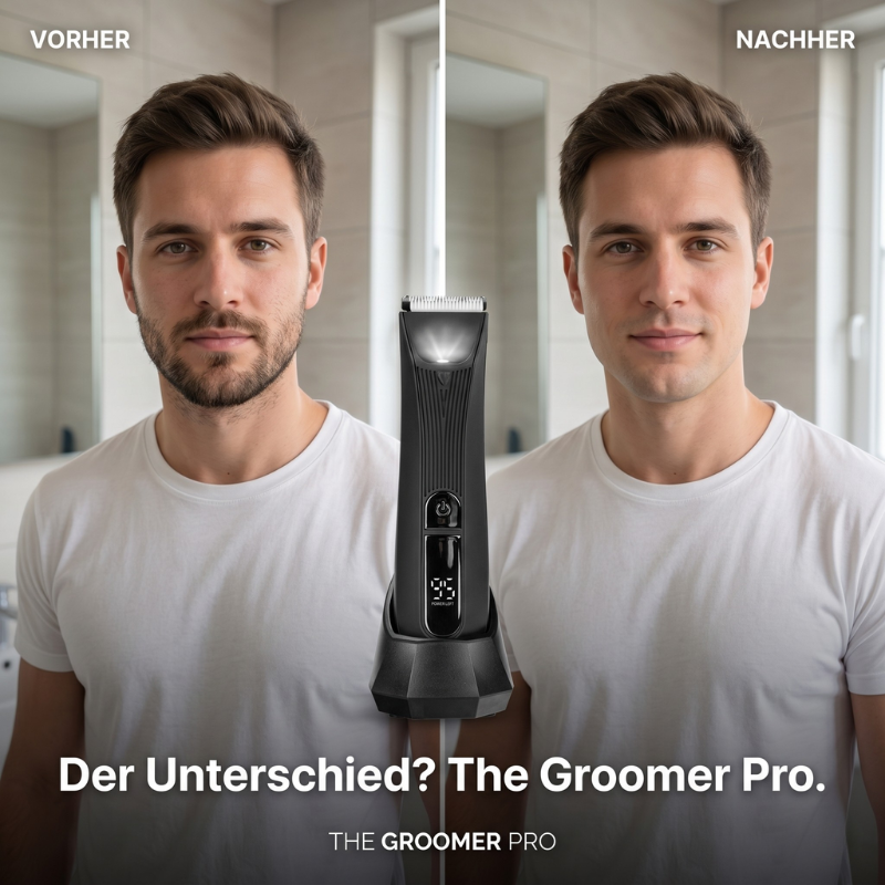 Tondeuse sans fil barbe cheveux et corps – Lames acier inoxydable