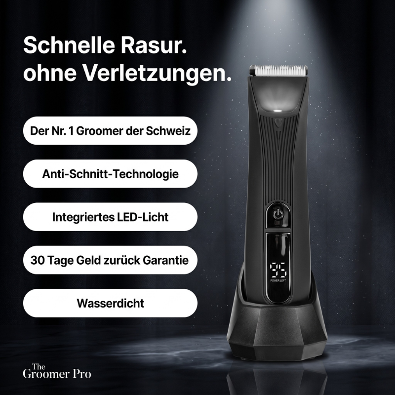 Tondeuse sans fil barbe cheveux et corps – Lames acier inoxydable