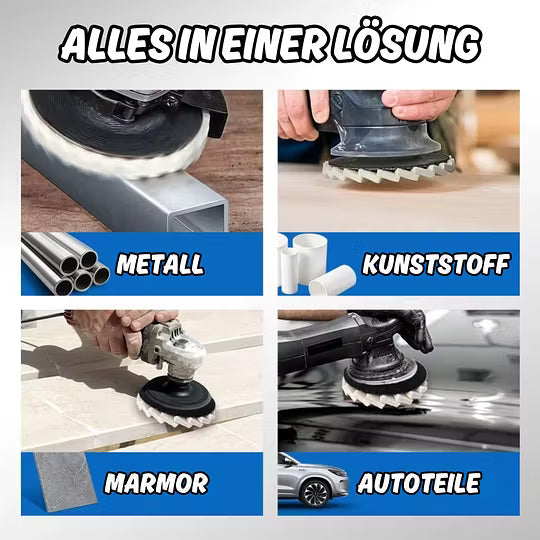 Disques de polissage à lamelles en feutre 125 mm pour meuleuse d'angle – Lot de