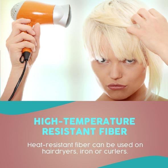 Frange à Clip Synthétique avec Base Monofilament – Effet Naturel Invisible