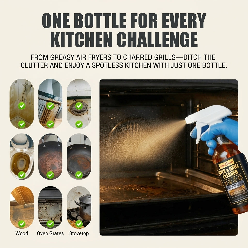 Nettoyant Dégraissant Puissant pour Four et Cuisine – Spray Action Rapide