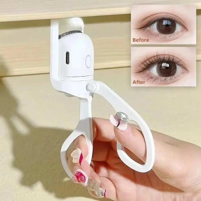 Recourbe-cils électrique chauffant rechargeable USB – Boucles longue durée