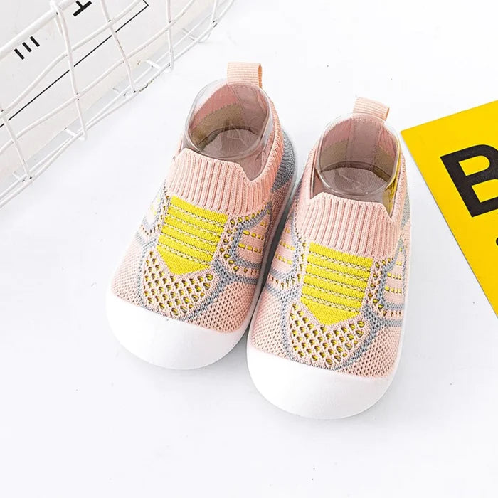 Chaussons Bébé Antidérapants Premiers Pas en Coton Respirant