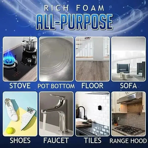 FoamCleaner™ – Éliminez la graisse sans effort pour une maison éclatante [1 + 1 Gratuit]
