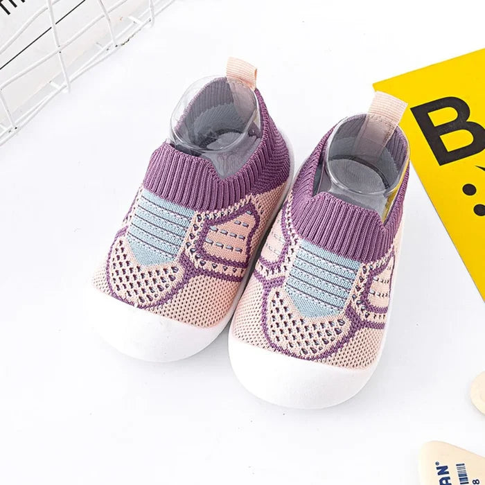 Chaussons Bébé Antidérapants Premiers Pas en Coton Respirant
