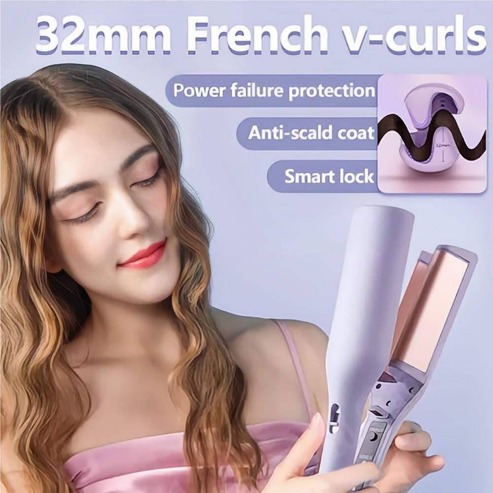 CurlsPro™ – Fer à boucler à vagues françaises pour des boucles de rêve [50 % de réduction]