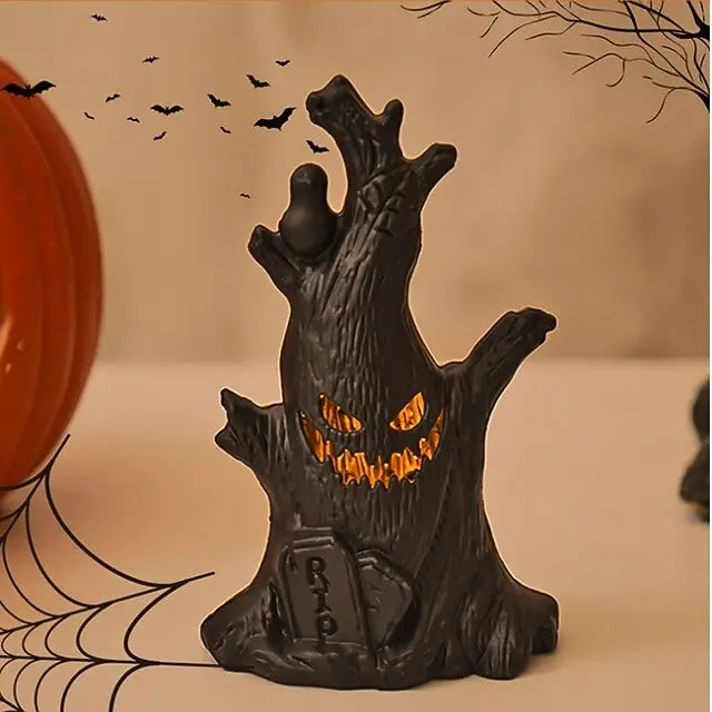 GruselTree™ – Crée une atmosphère chaleureuse et effrayante pour Halloween et plus encore [50 % de réduction]