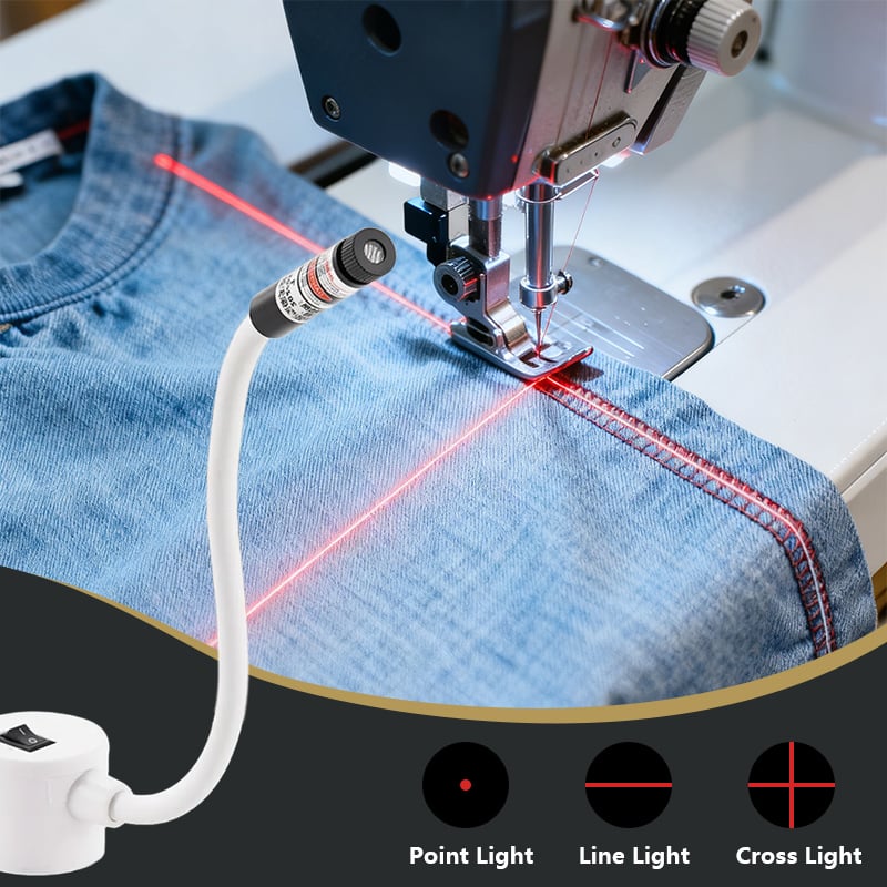Lumière Laser Magnétique pour Machine à Coudre – Couture Précise