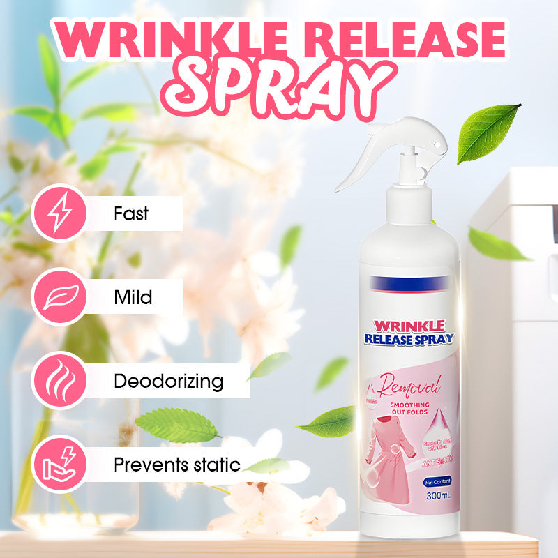 Spray Anti-Plis pour Vêtements – Défroissant Textile sans Repassage 300 ml