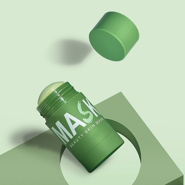 Masque Nettoyant Visage au Thé Vert en Stick pour Pores Purifiés