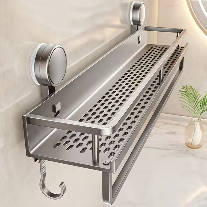 Étagère de douche et de salle de bain à ventouses – fixation murale sans perçage