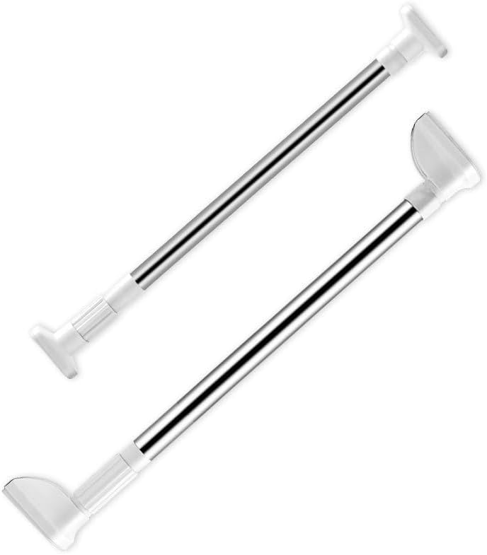 Tringle à rideaux sans perçage ajustable – Acier inoxydable Twist-Lock