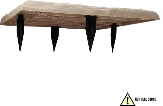 Carreaux Antidérapants Extérieur avec Piquets de Sol pour Allées de Jardin