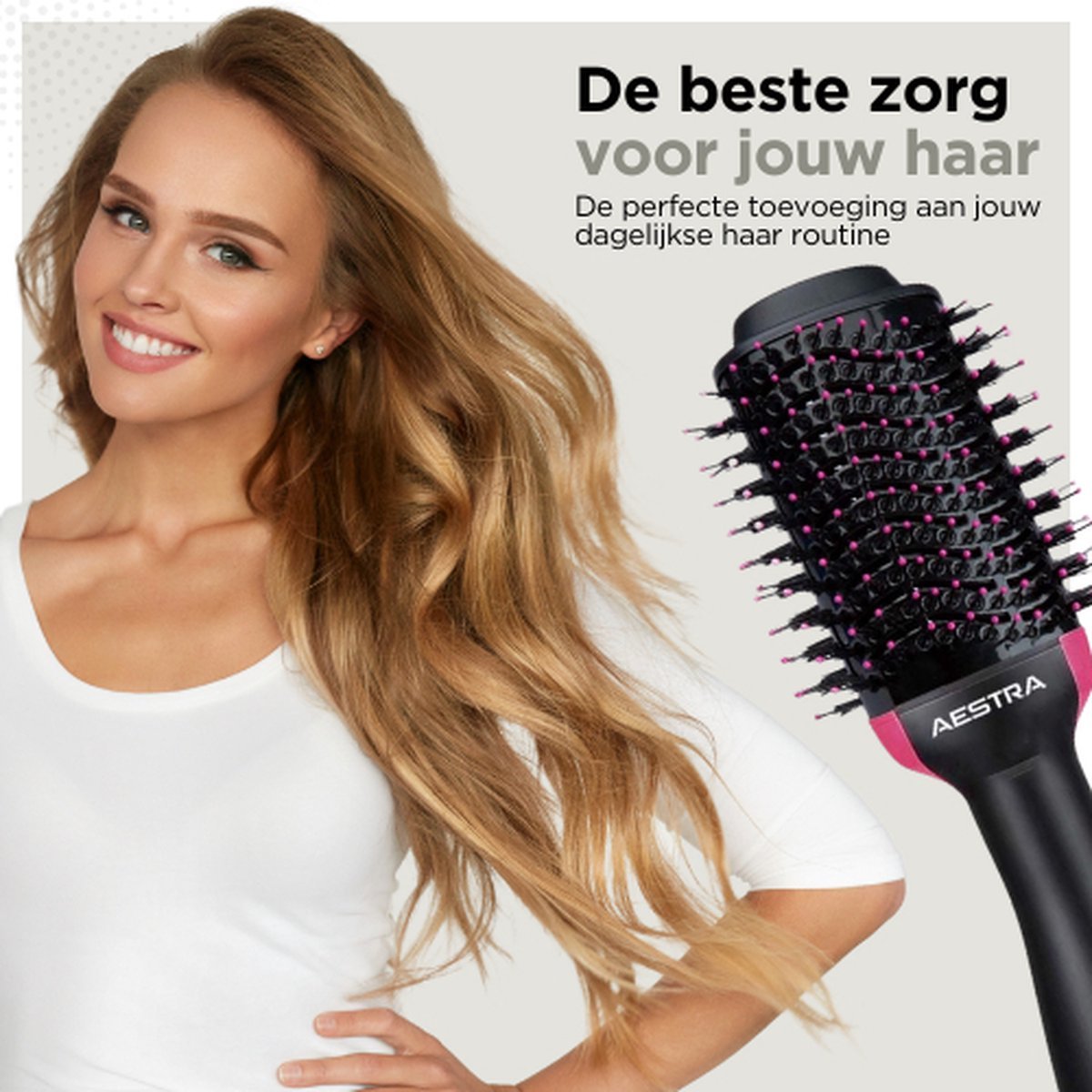 Brosse Soufflante 2-en-1 avec Technologie Ions Négatifs