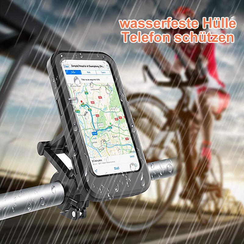 Support Téléphone Vélo Étanche avec Charge Sans Fil 15W et Batterie Intégrée