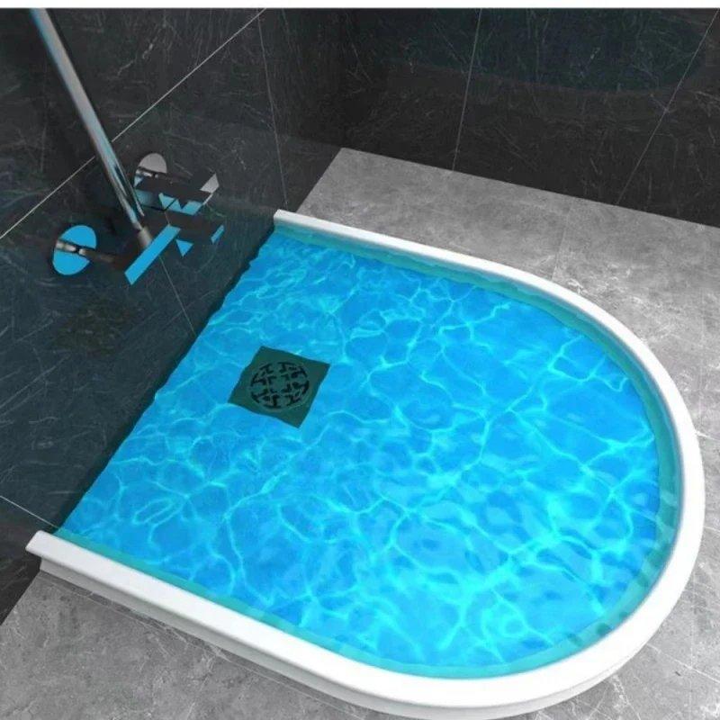 Bande d'étanchéité en silicone pour douche et baignoire