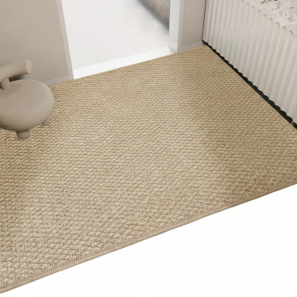 Tapis d'entrée antidérapant lavable – structure tressée pour entrée