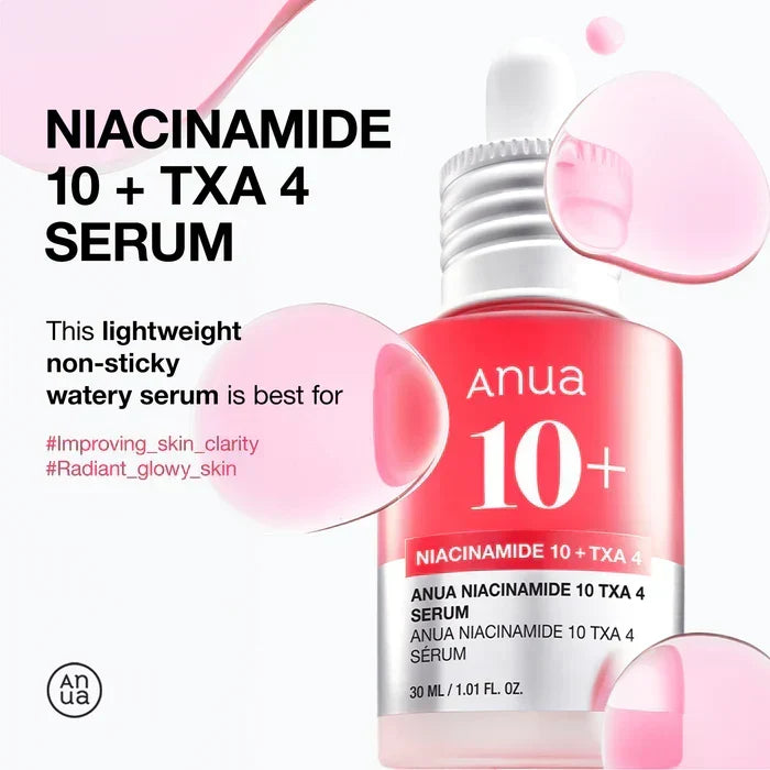 Sérum Niacinamide 10% et Acide Tranexamique Anti-Taches Pigmentaires