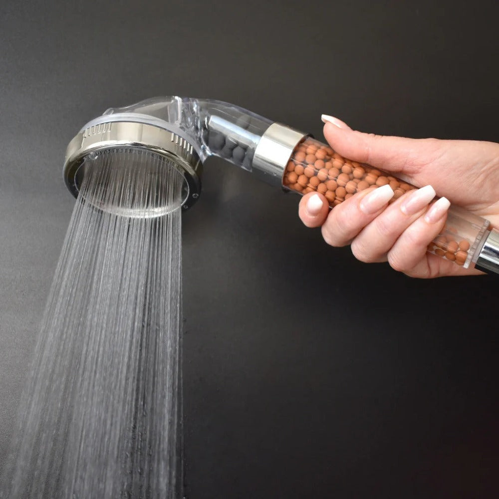 Pommeau de douche avec filtre – eau filtrée pour la peau et les cheveux