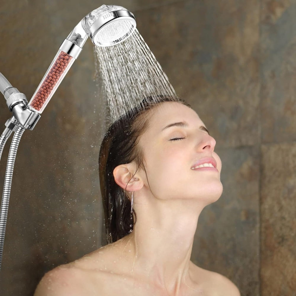 Pommeau de douche avec filtre – eau filtrée pour la peau et les cheveux