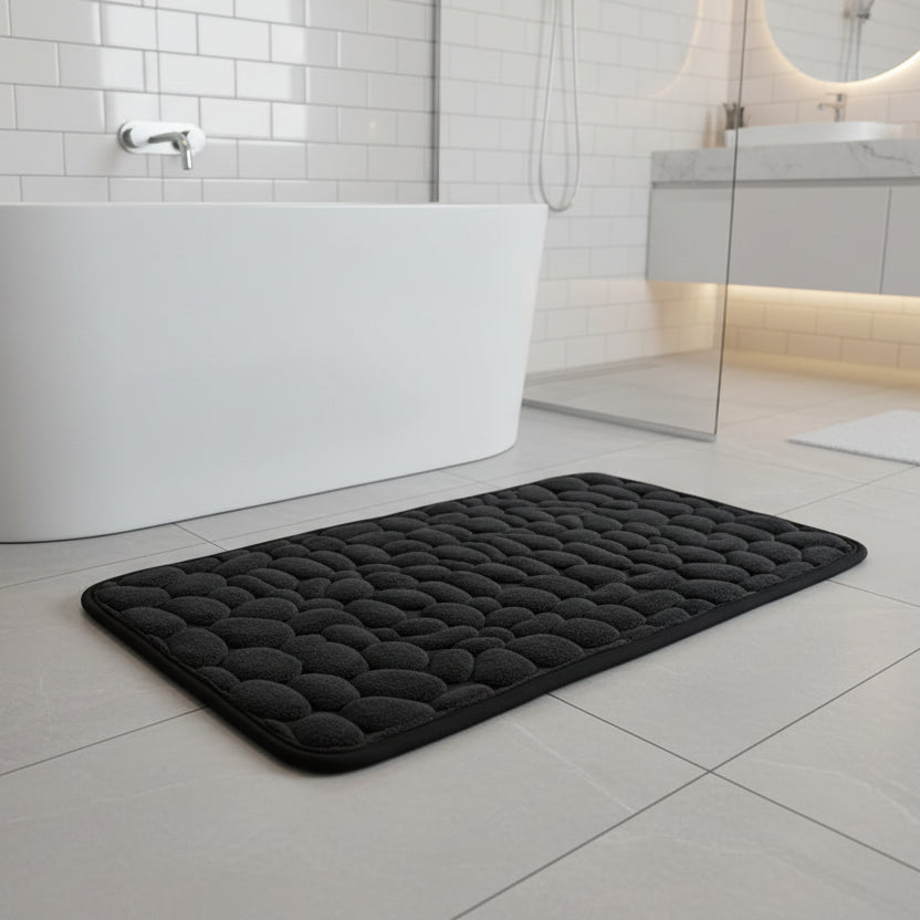 Tapis de bain antidérapant en microfibre – doux et très absorbant
