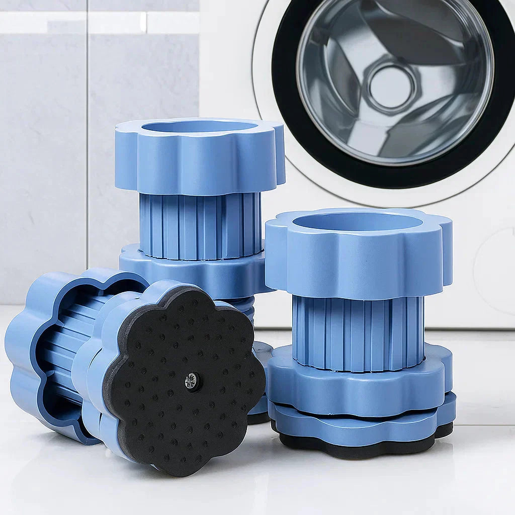 Patins Anti-Vibration Réglables pour Machine à Laver – Lot de 4