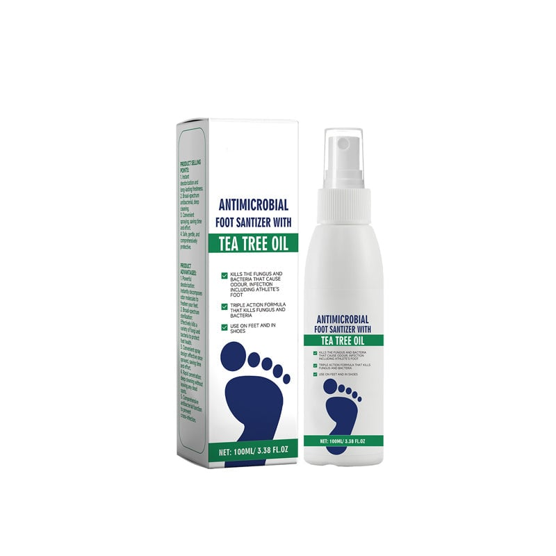 Spray Hydratant pour Pieds Secs & Antimicrobien – Soin Quotidien