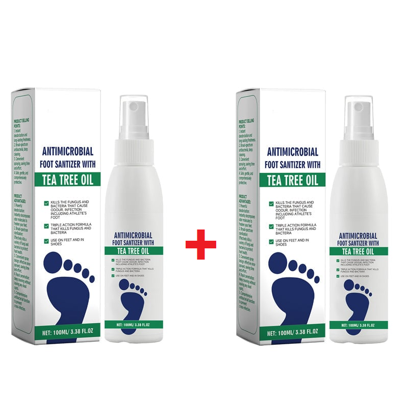 Spray Hydratant pour Pieds Secs & Antimicrobien – Soin Quotidien
