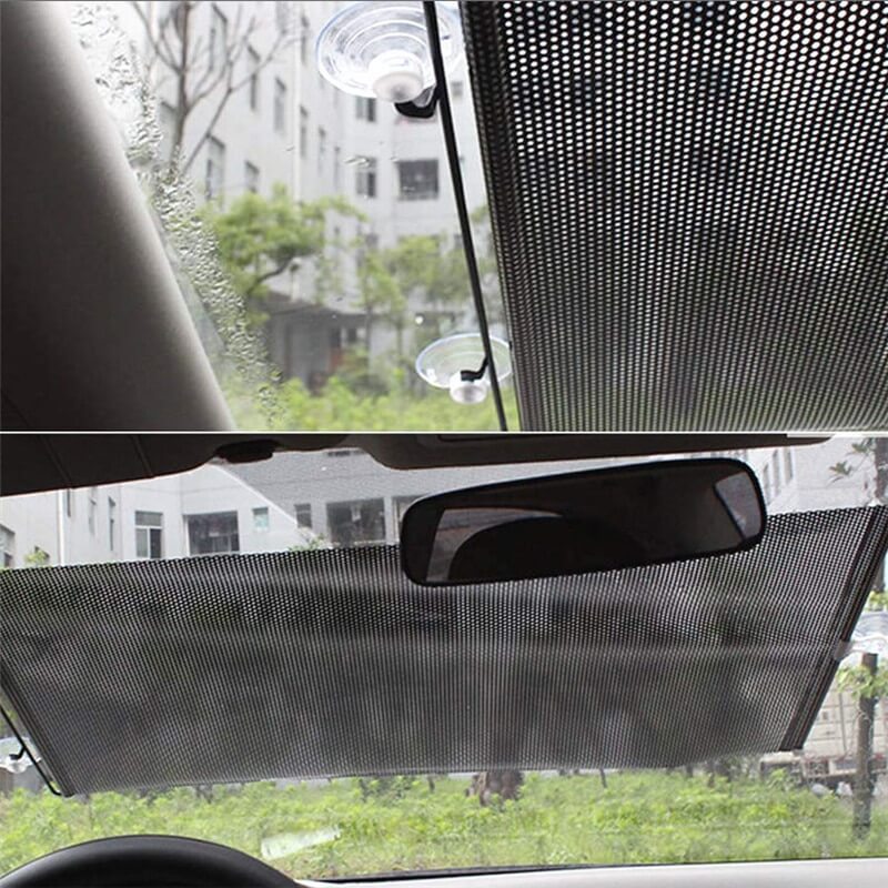 Pare-soleil rétractable voiture – Protection UV pour pare-brise