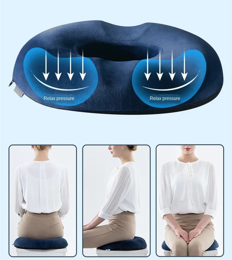 Coussin de siège ergonomique en mousse à mémoire de forme pour bureau et voiture