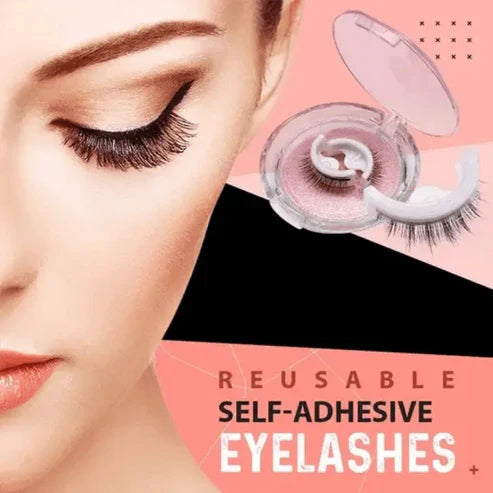 Faux Cils Auto-Adhésifs Réutilisables sans Colle – Application Instantanée
