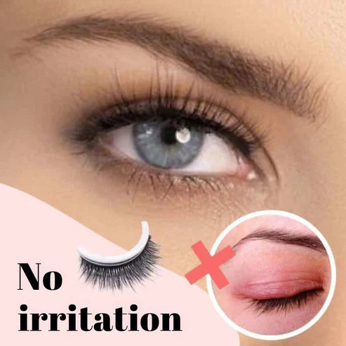 Faux Cils Auto-Adhésifs Réutilisables sans Colle – Application Instantanée