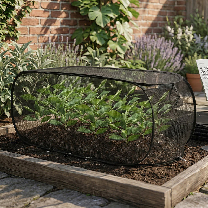 Filet de protection pour plantes pop-up anti-nuisibles avec ancrage au sol