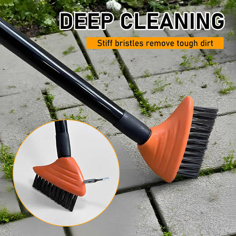 Set de 3 brosses de joints 3-en-1 avec manche ajustable 117 cm