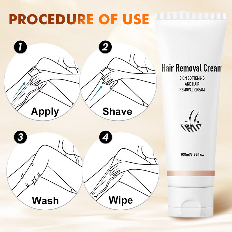 Crème Dépilatoire Douce pour Peau Lisse – Sans Douleur, Peaux Sensibles