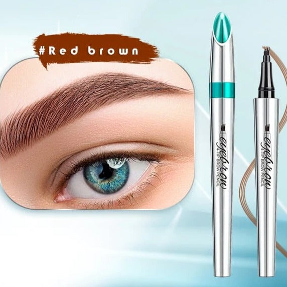 Crayon à sourcils waterproof effet microblading – Pointe fine longue tenue