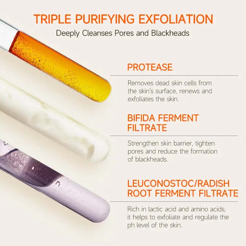 Gel Exfoliant Enzymatique à l'Orange pour Peau Douce et Éclatante
