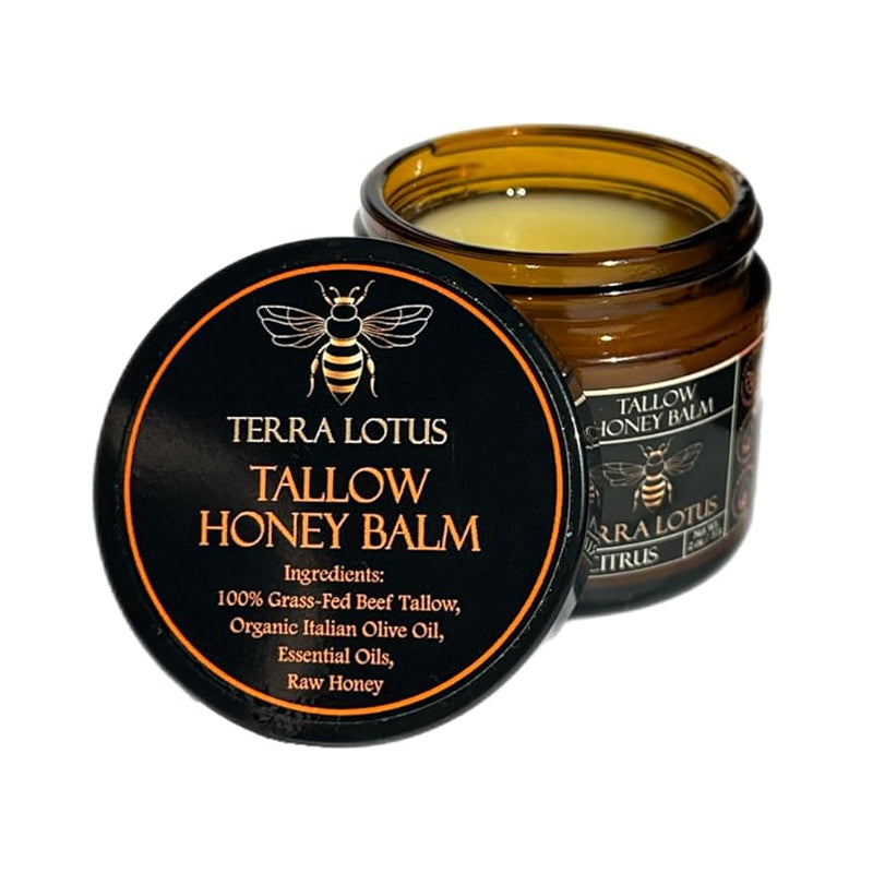 Crème Visage & Corps Naturelle au Suif de Bœuf, Cire d'Abeille & Miel