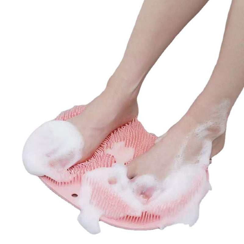 Tapis de Massage pour Pieds en Silicone avec 500+ Poils et Ventouses pour la