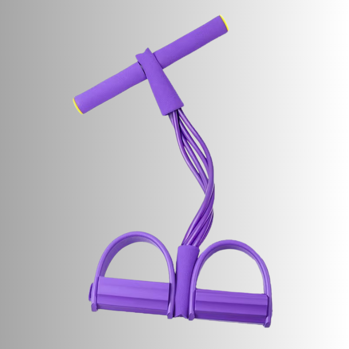 Bandes de Résistance Élastiques avec Poignées pour Renforcement Musculaire