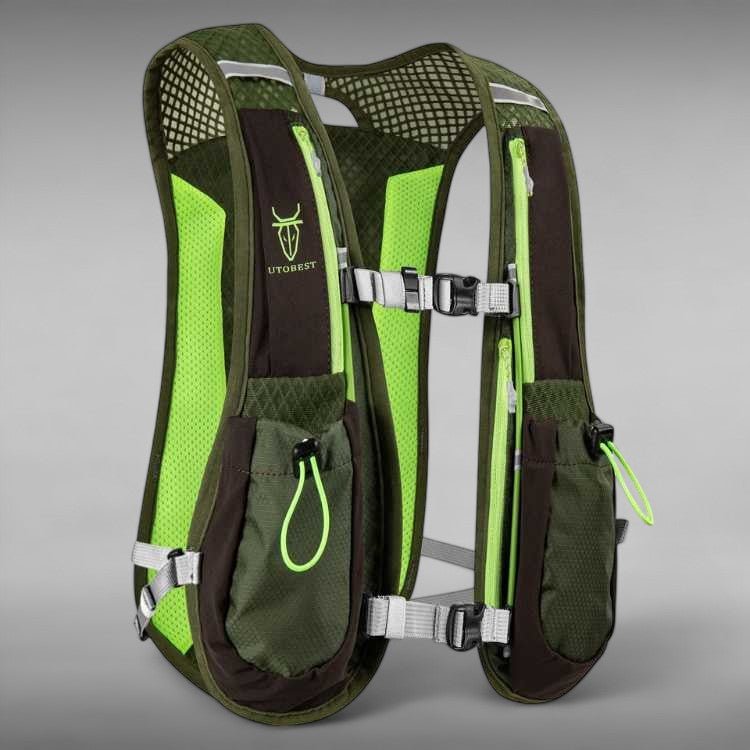 Veste d'hydratation ultra-légère pour course et vélo sans rebond