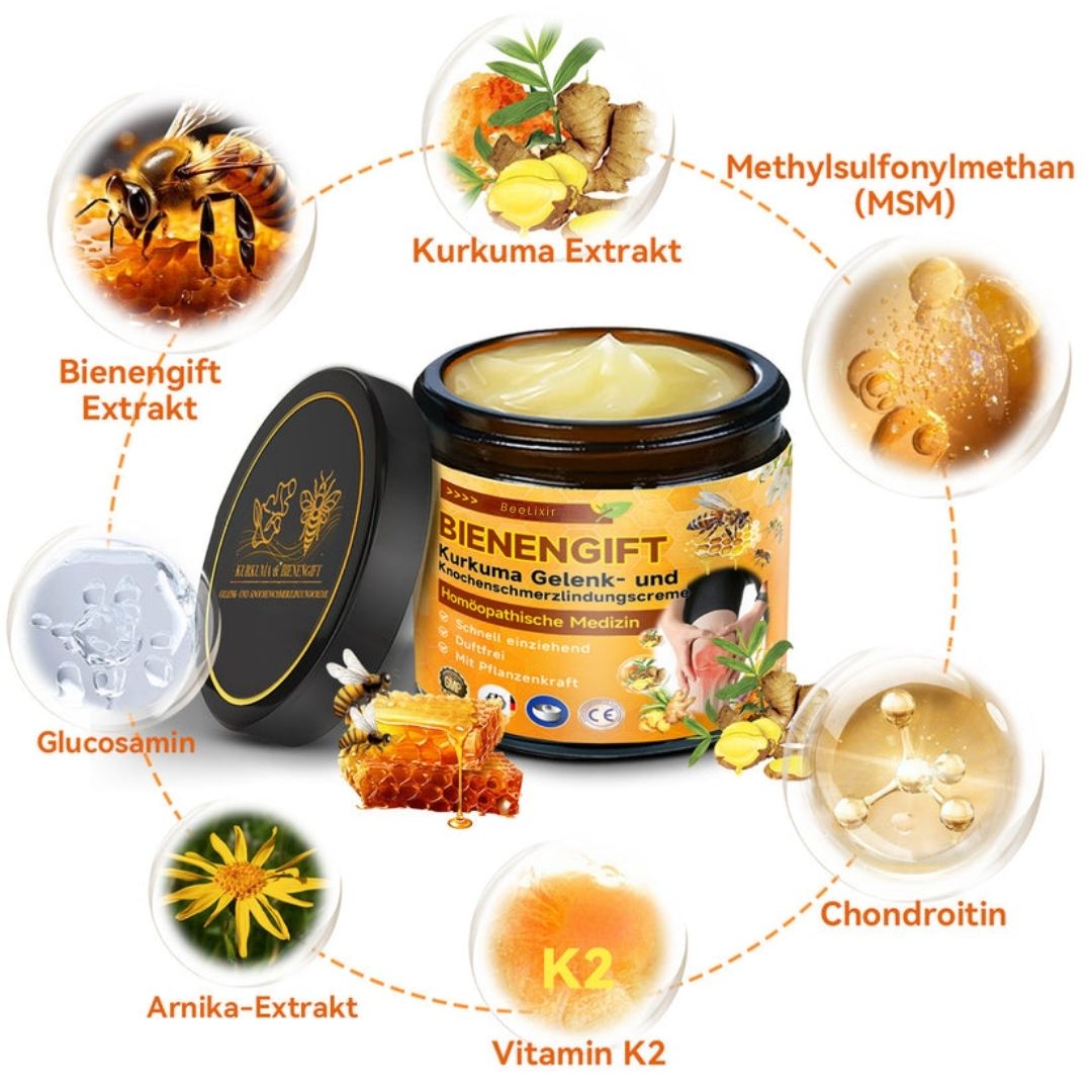 Crème Visage au Venin d'Abeille, Acide Hyaluronique & Collagène
