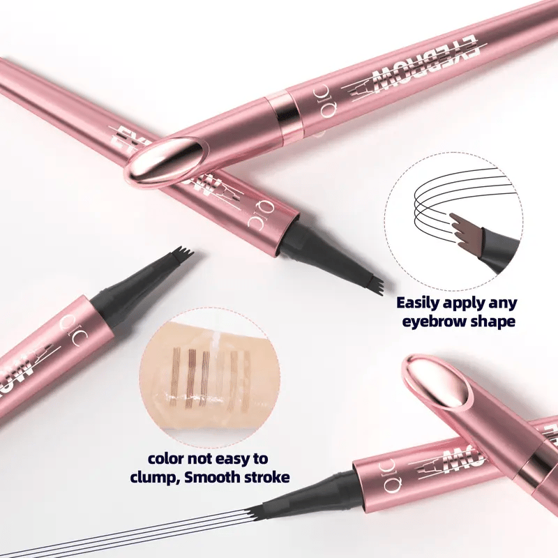 Crayon à Sourcils Micro-Fourche 4 Pointes – Waterproof 24h