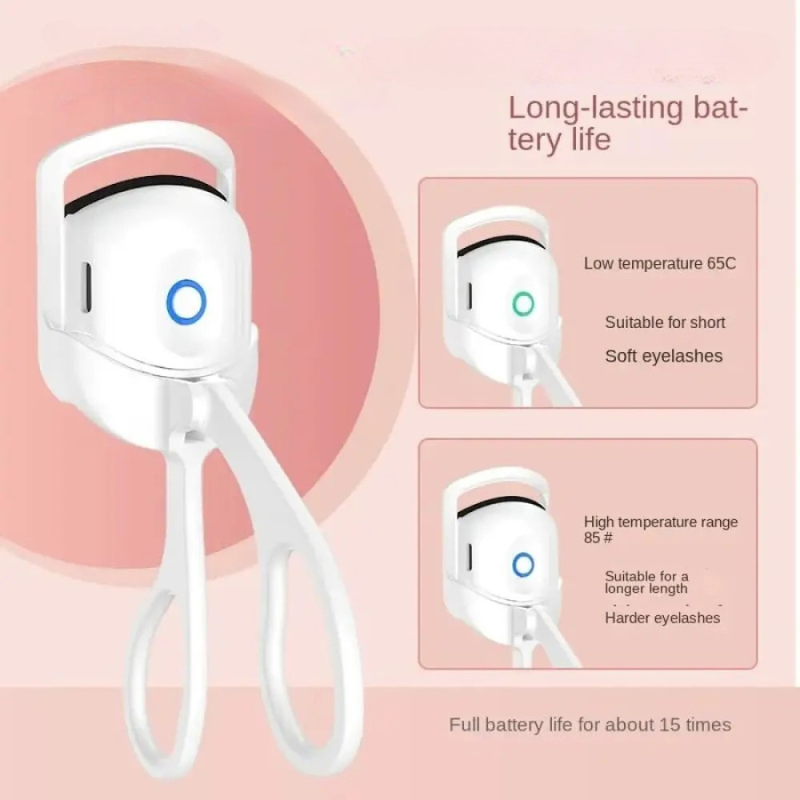 Recourbe-cils électrique chauffant rechargeable USB – Boucles longue durée