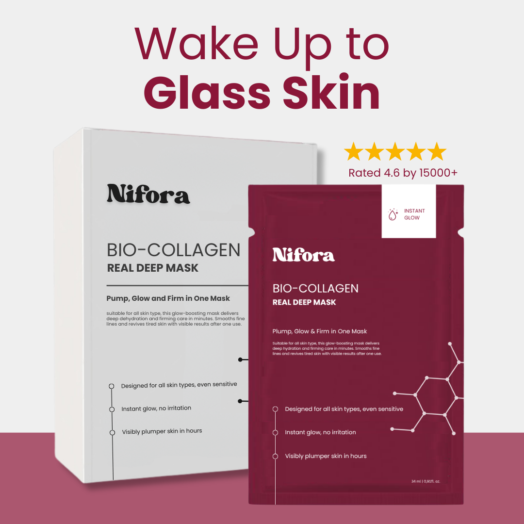 Nifora™ – Masque de Soin Intensif pour une Peau Jeune & Éclatante [1 + 1 Gratuit]