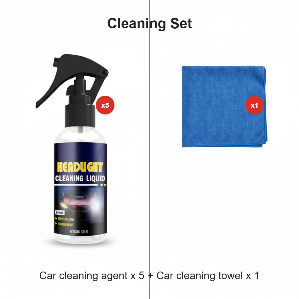 Kit de Restauration et Nettoyage de Phares – Protection UV Anti-Oxydation