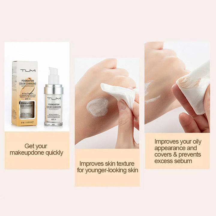 Fond de Teint Adaptatif Hydratant avec Protection Solaire UV