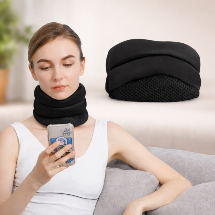 Oreiller Ergonomique à Soutien Cervical – Sommeil Profond et Réduction du