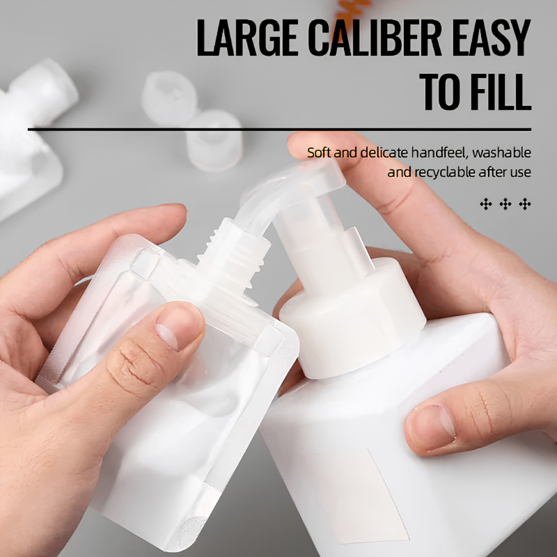 Set de Flacons de Voyage Anti-Fuite 40 Pièces avec Entonnoir