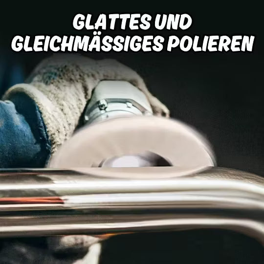 Disques de polissage à lamelles en feutre 125 mm pour meuleuse d'angle – Lot de